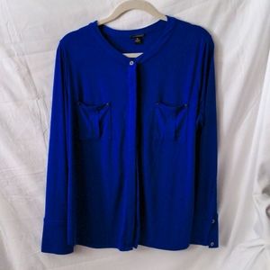 Women's Size X-Large Button up Long Sleeve Blouse